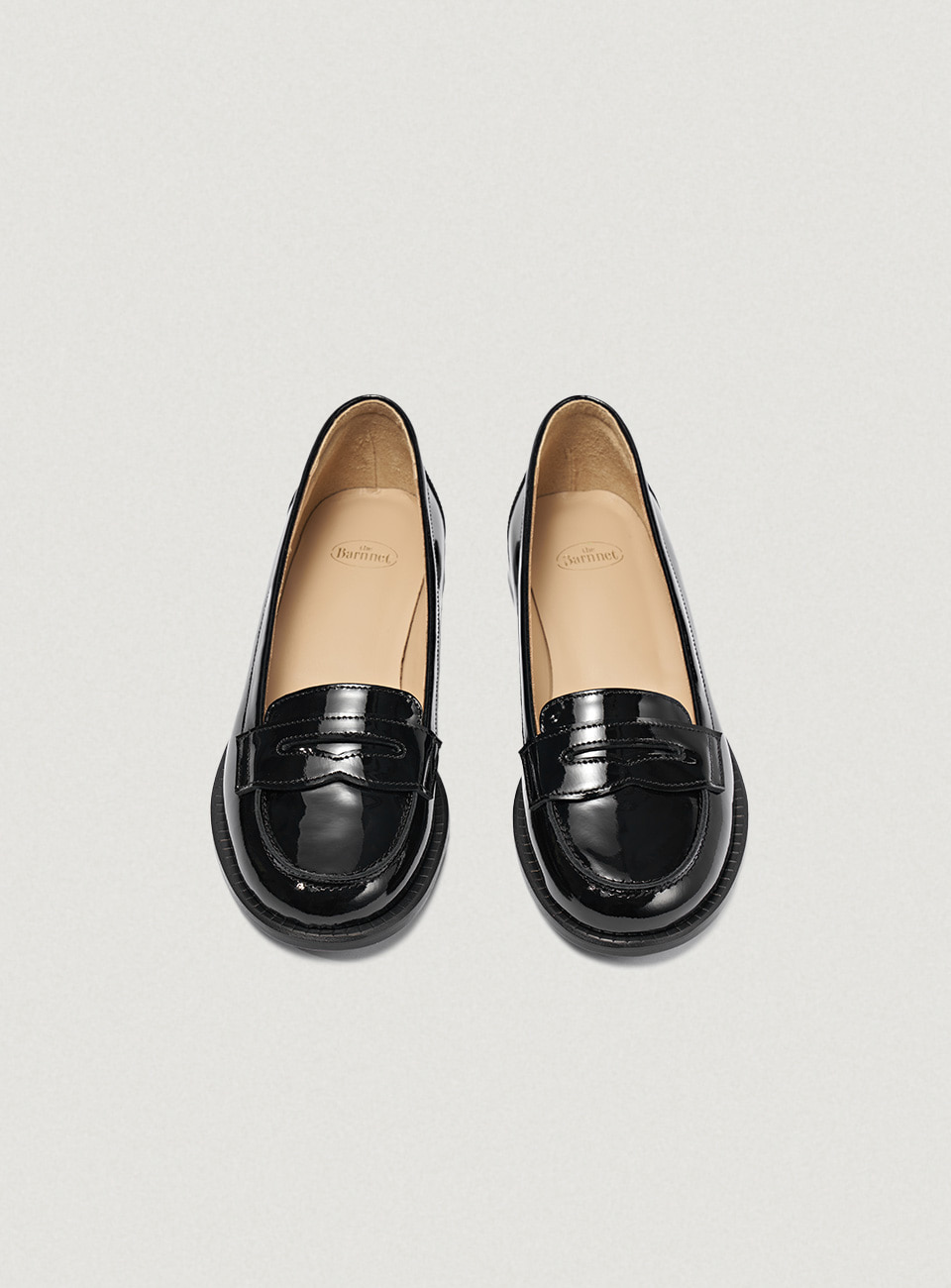 Black Patent Leather Pump Penny Loafers